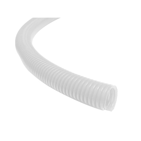 Kable Kontrol Kable Kontrol Convoluted Split Wire Loom Tubing - 1/2" Inside Diameter - 10' Length - White WL903-10-WHITE